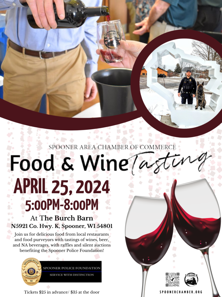2024 Food & Wine Tasting Benefit Poster